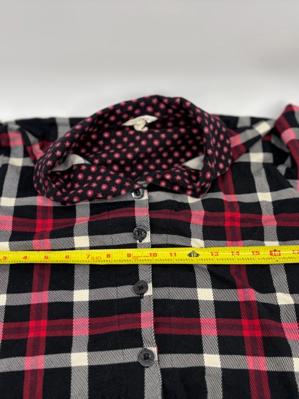 Vera Bradley Women's 2PC Plaid Pajama Set Red/Black Size Small Cotton - Picture 3 of 11